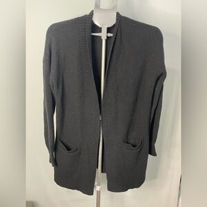 Loft Black Open Front Cardigan Size‎ small